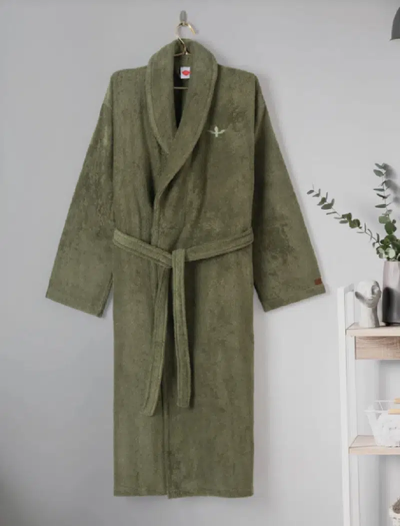 CottonBox Wellness Forest Yeşil Tek Kişilik Bornoz S-M