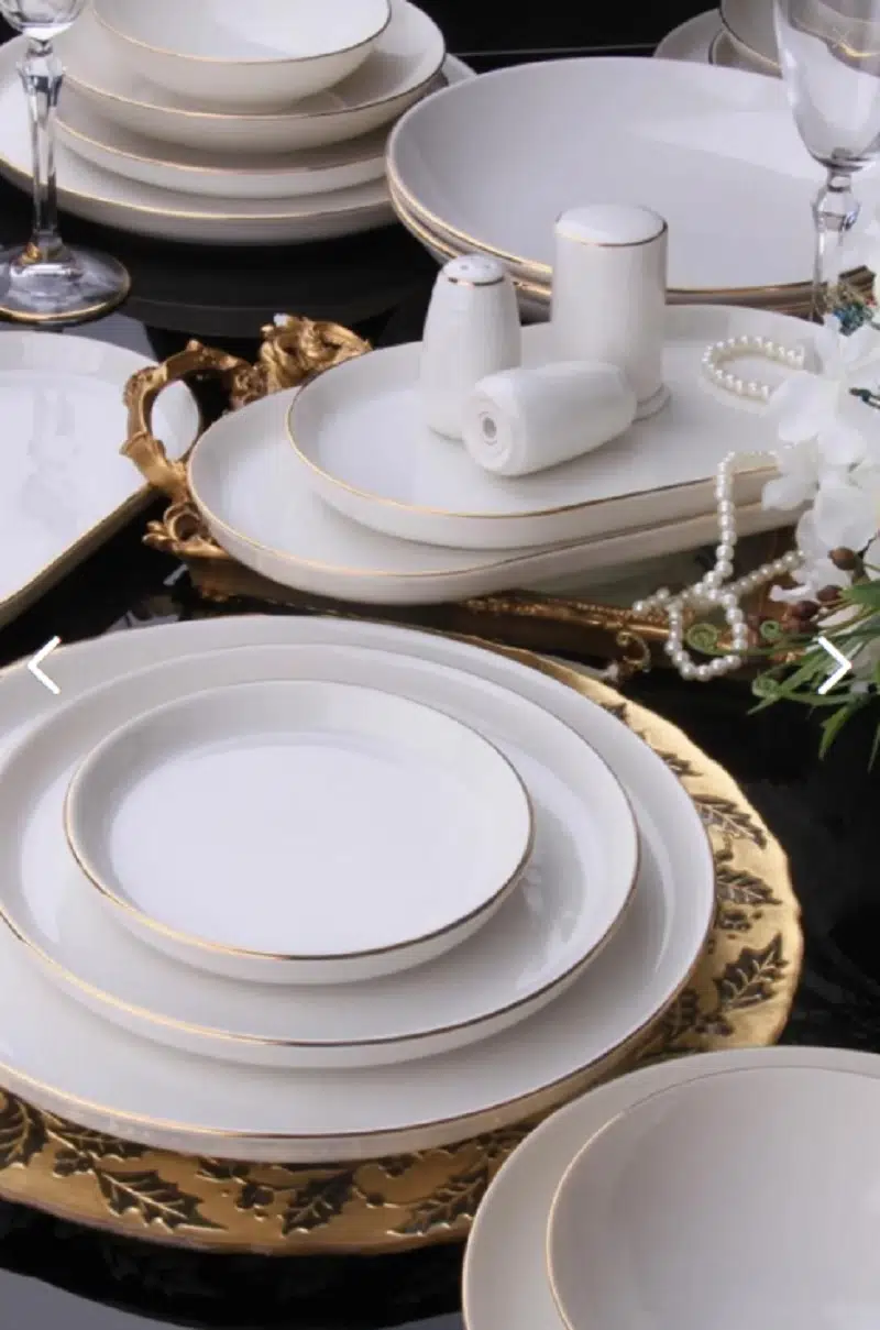 Güral Bilbao 69 Parça Yemek Takımı Gold Tek File YT20