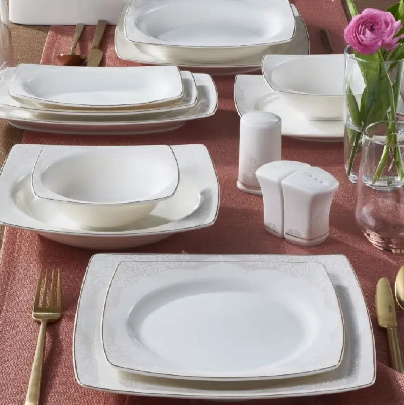 Güral Caroline 62 Parça Kare Yemek Takımı 6172