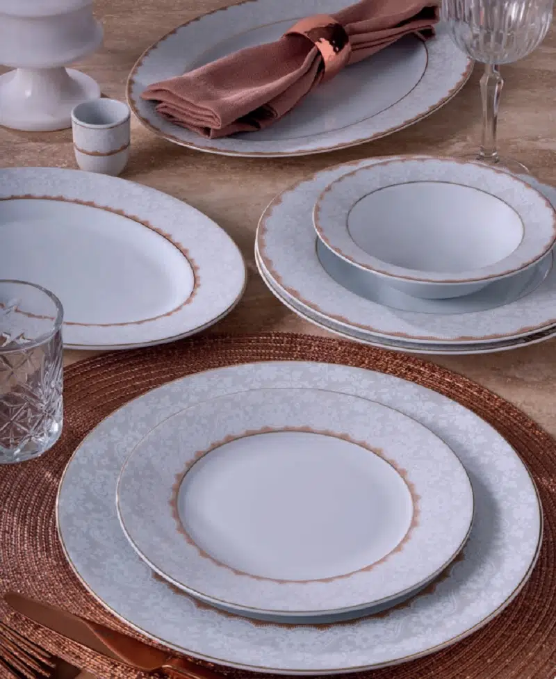 Güral Porselen 54 Parça 12 Kişilik Porselen Yemek Takımı YT9305708