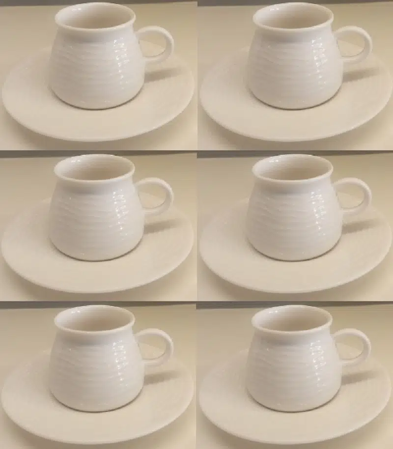 Kahramanlar 6 Kişilik Kahve Fincan Takımı 5502