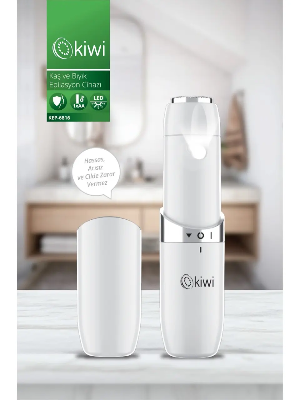Kiwi Kaş Ve Bıyık Epilasyon Cihazı KEP-6816N