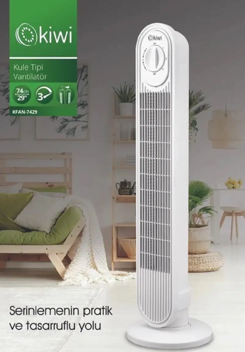 Kiwi KFAN-7429 Kule Tipi Vantilatör