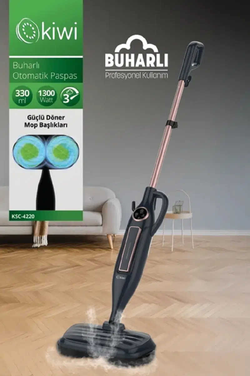 Kiwi KSC-4220 Buharlı Dikey Mop Temizleyici