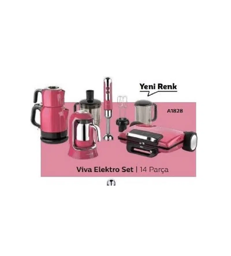 Korkmaz A1828 Viva 14 Parça Elektro Set