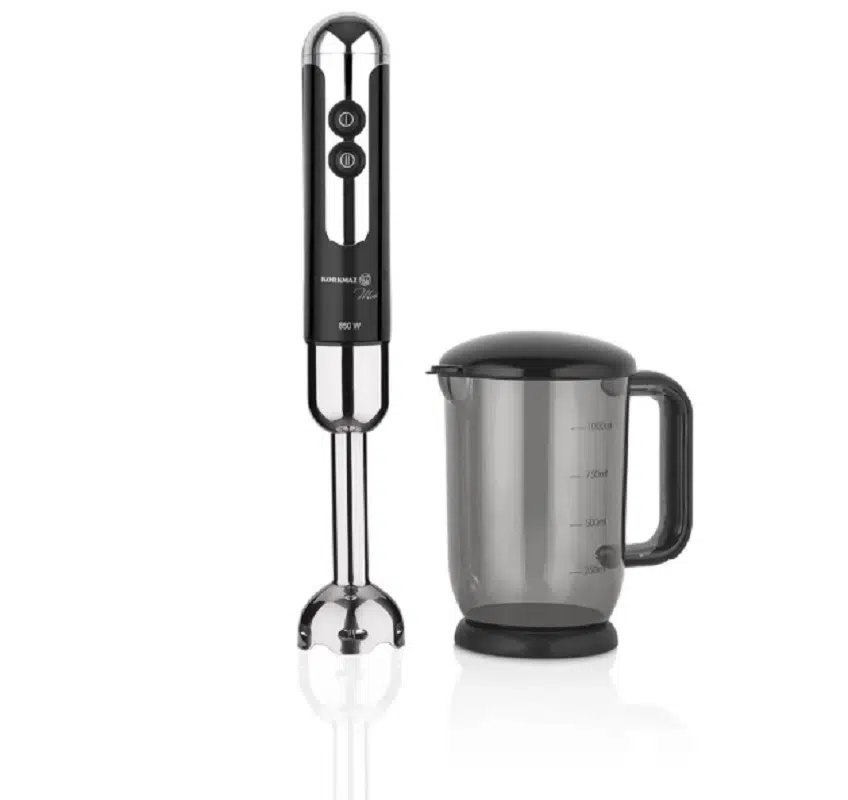 Korkmaz A446-10 Mia Duo Blender Set Siyah-Krom