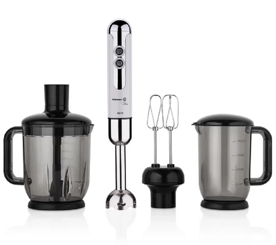Korkmaz A447-14 Mia Vanilya Krom Mega Blender Set
