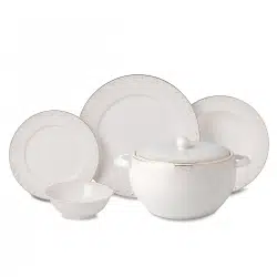 Korkmaz A8364 60 Parça 12 Kişilik Porselen Yemek Takımı 