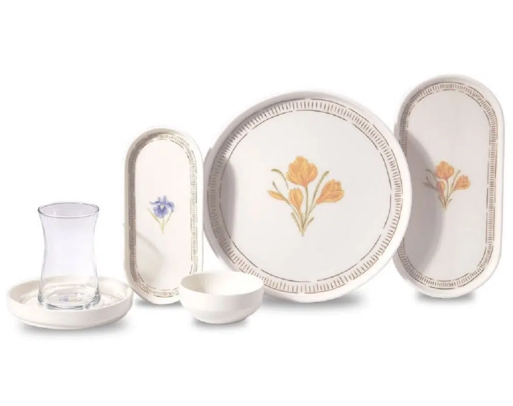 Korkmaz A8687 Luna 26 Parça 6 Kişilik Porselen Kahvaltı Takımı