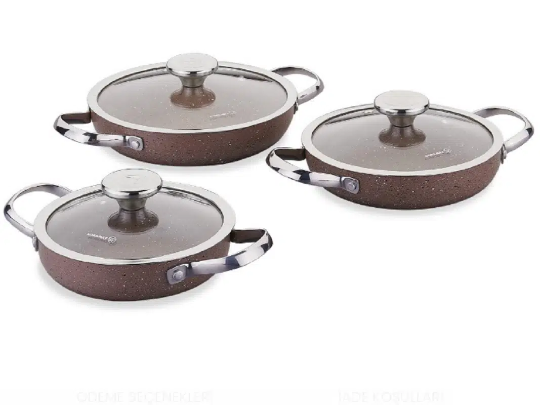 Korkmaz Browni 6 Parça Omlet Set A2898