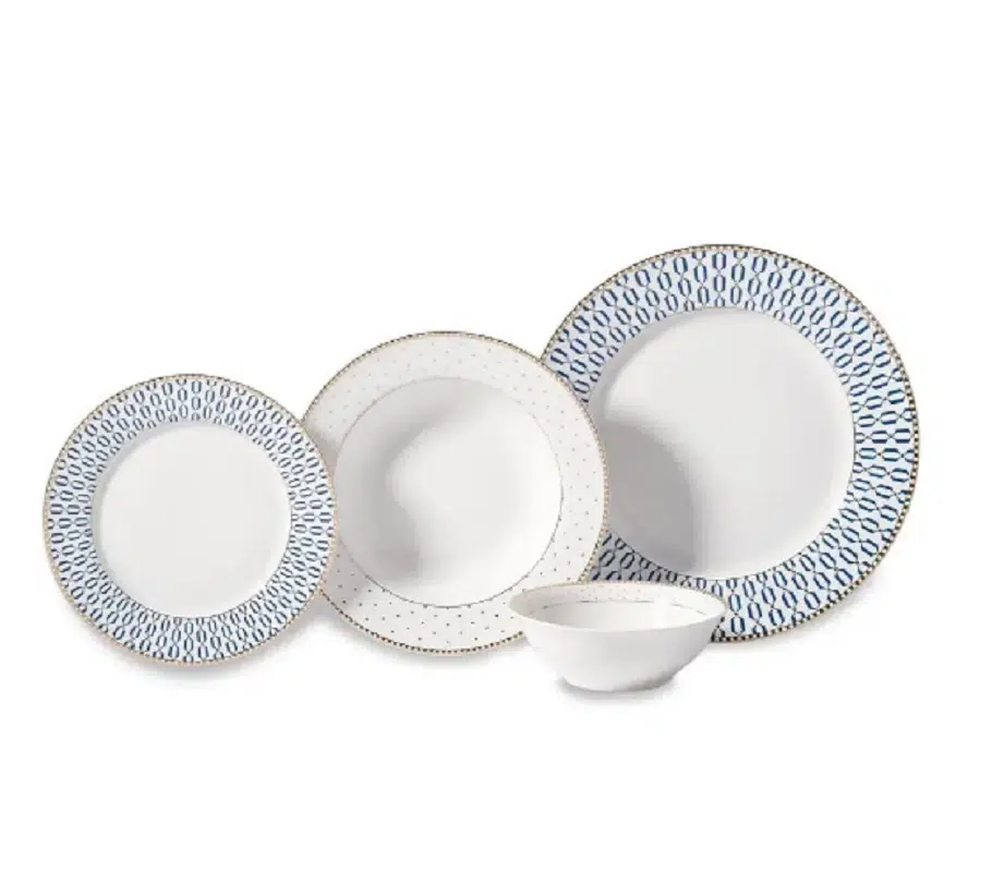 Korkmaz Perla 60 Parça 12 Kişilik Porselen Yemek Takımı A8389