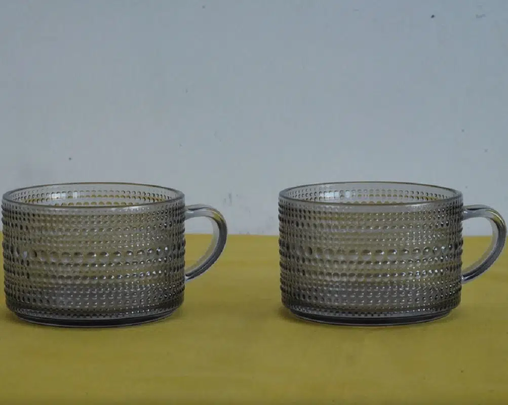 Krd Home Aron Gri 2 li Bardak 410 ml 4564