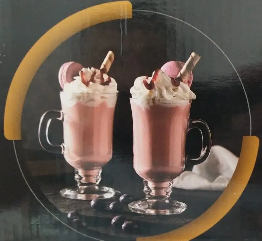 Krd Home Royal Mug Ayaklı 6 lı Cam Kahve Bardağı 5043