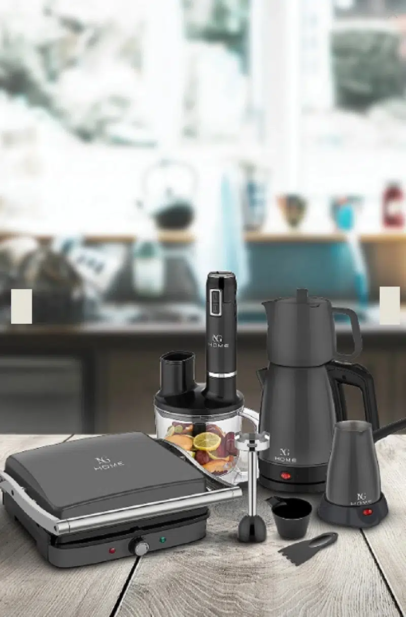 Kütahya Porselen NG Home 4 lü Çeyiz Seti Antrasit