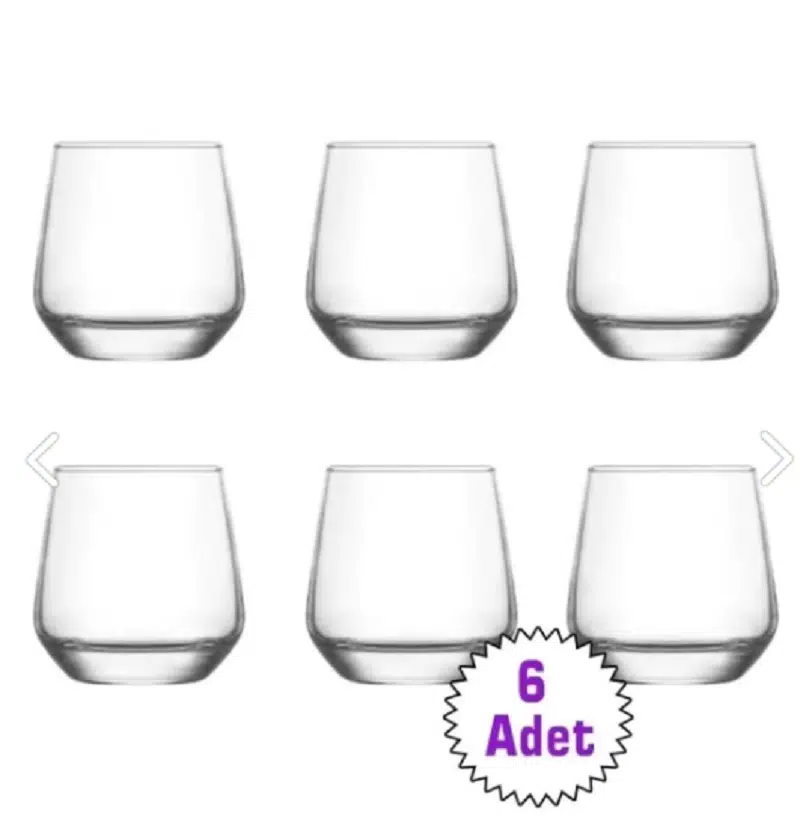 Lav Lal304 6 lı Kahve Yanı Bardağı Mutlu Anlar 