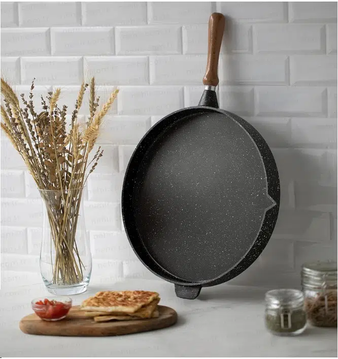 Nehir Derin Granit Döküm Gözleme Tavası 36 Cm