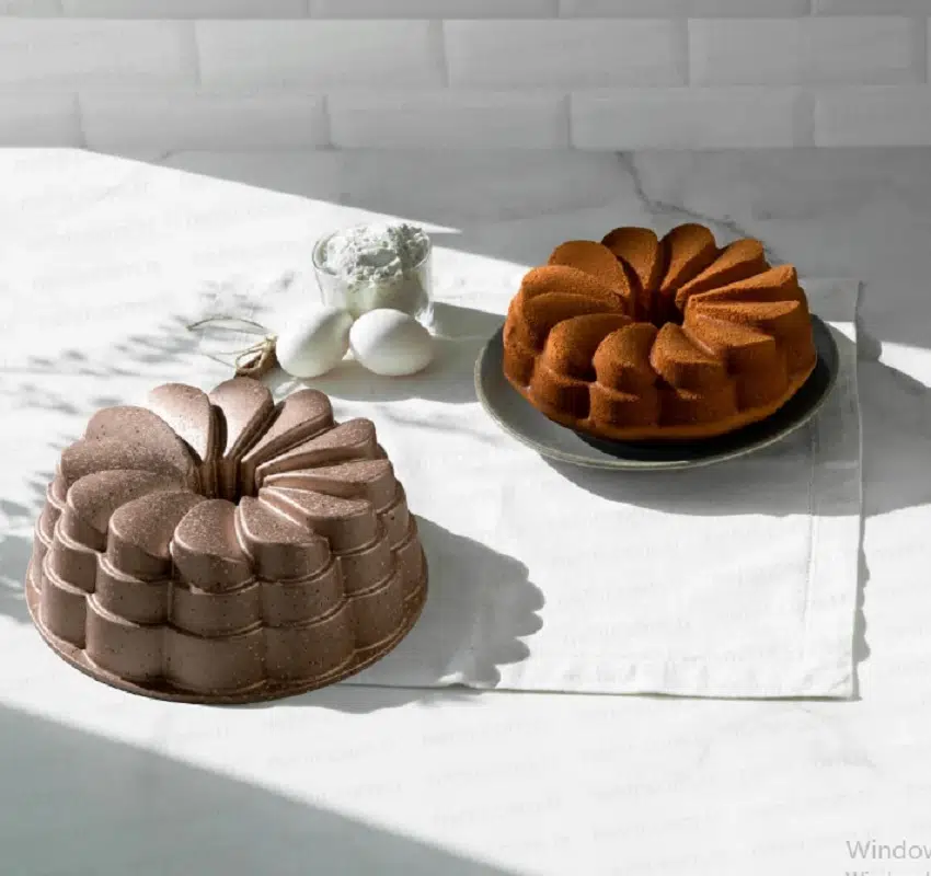 Nehir Manolya RoseGold Döküm Kek Kalıbı 26 cm M01007G