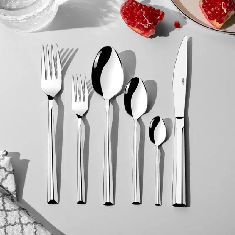 Nehir Milano Sade 12 Kişilik 72 Parça Çatal Kaşık Bıçak Takımı