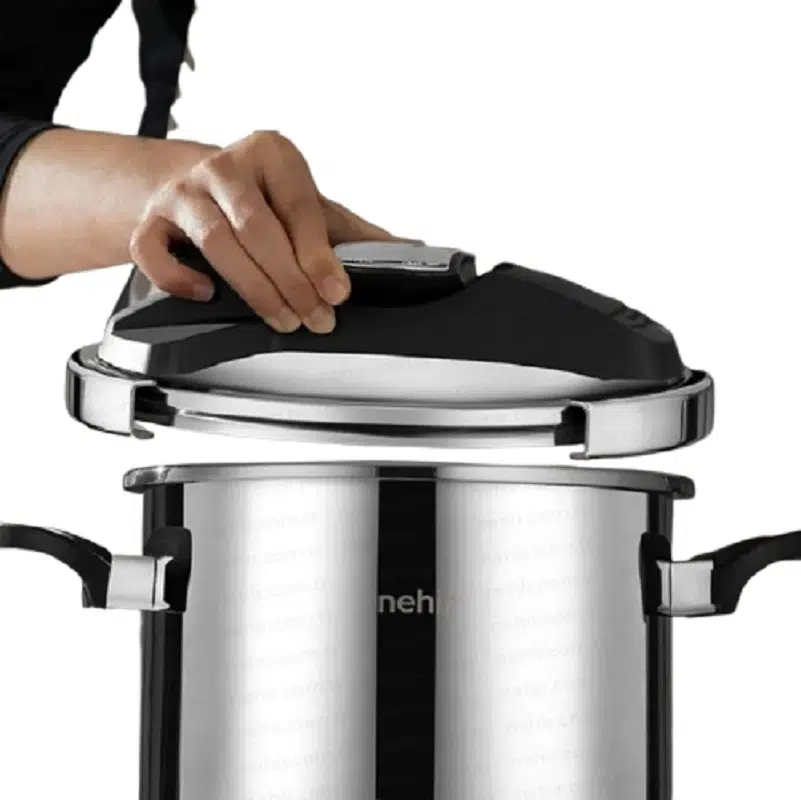 Nehir Silver Matik Paslanmaz Çelik 5 Litre Düdüklü Tencere