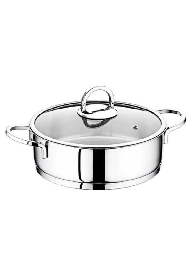 Oms 26x10 Silindir Karnıyarık Çelik Tencere 2090