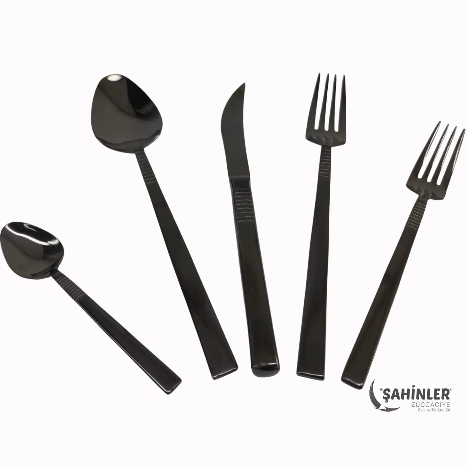 Oms 60 Parça Titanyum Aurora Kaşık Çatal Bıçak Takımı 4202