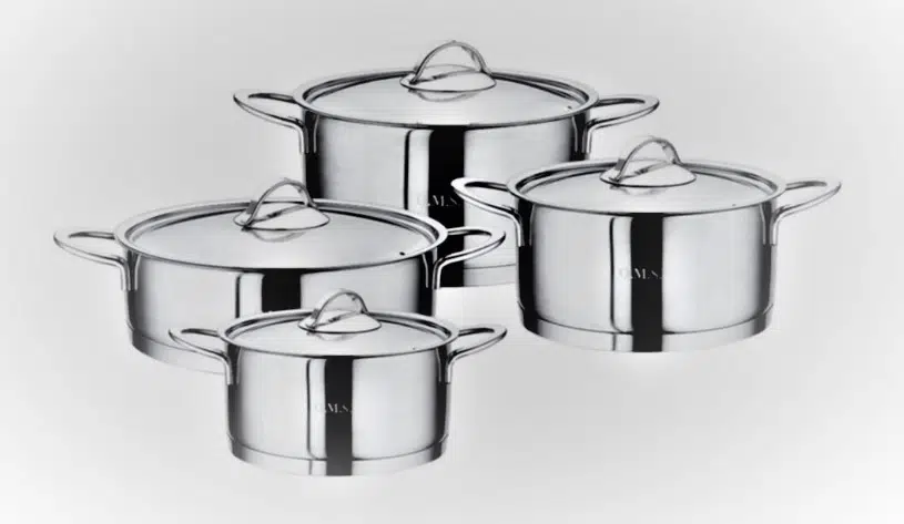 Oms 8 Parça Silindir Tencere Seti 1012 Sade