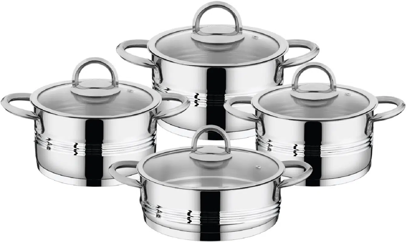 Oms 8 Parça Silindir Tencere Seti 1121