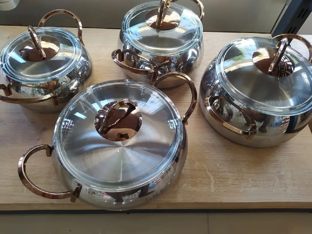 Oms 8 Parça Star Çelik Tencere Seti 1100 Bakır