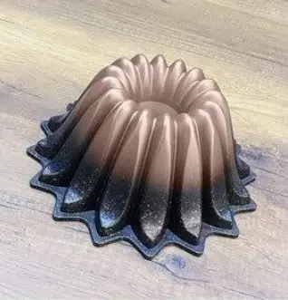 Oms Döküm 24 Cm Yıldız Gülü Kek Kalıbı Bakır 3273
