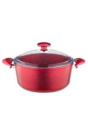 Oms Granit 28x13 Cm Derin Tencere 3110 Kırmızı