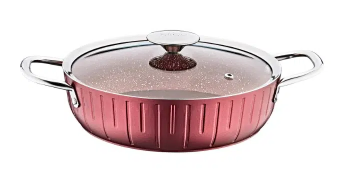 Oms Granit Colonna 24 Cm Karnıyarık Tencere 3318 Bordo
