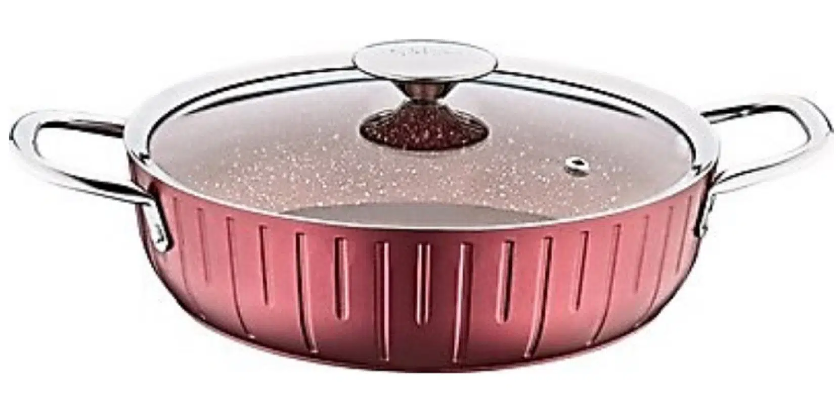 Oms Granit Colonna 28 Cm Karnıyarık Tencere 3318 Bordo