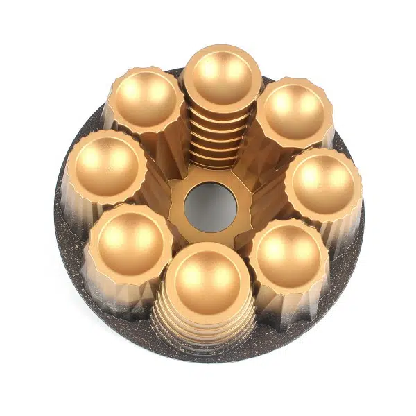 Oms Muffin & Cupcake Kek Kalıbı Siyah-Gold 3280