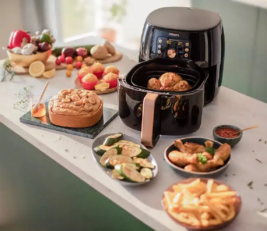 Philips HD9867-90 Black Rosa Airfreyer Fritöz