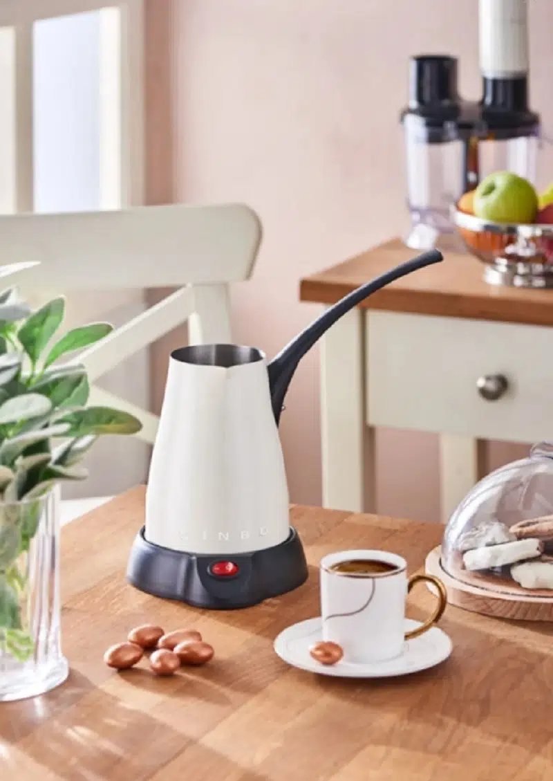 Sinbo Çelik Cezve Beyaz SCM2960