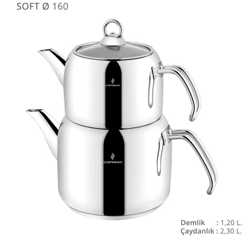 Sofram Soft Orta Boy Çaydanlık Takımı